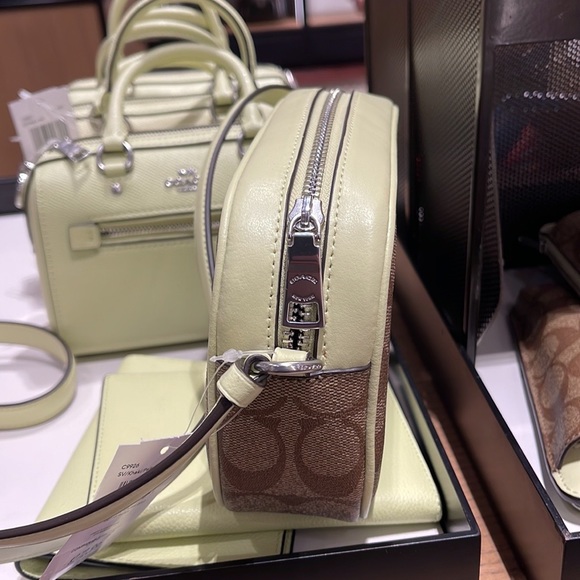 Coach Mini Jamie Camera Bag In Signature Canvas
SV/Khaki/Pale Lime - Picture 12 of 16